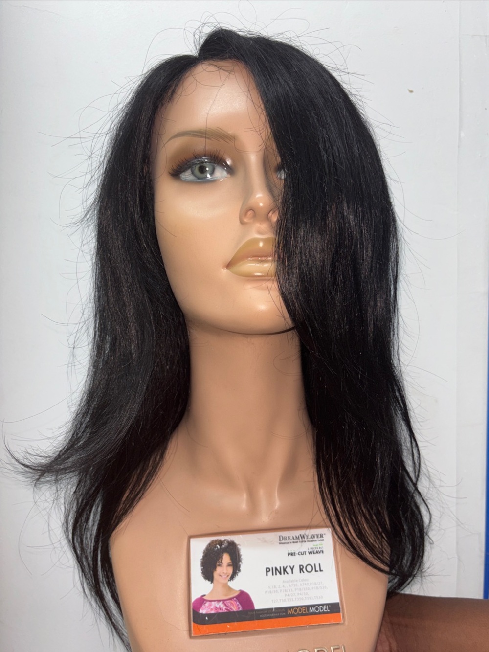 100% Human Hair Wig T-Part Pre-Cut 18inches